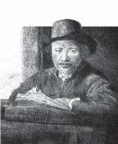  ??  ?? Write stuff: Rembrandt, 1648