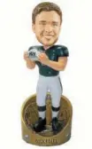  ??  ?? The Nick Foles Super Bowl MVP bobblehead is part of the Philadelph­ia Eagles Super Bowl LII Champions bobblehead series.