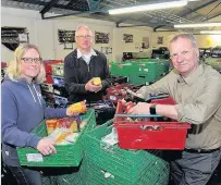  ??  ?? Concerns Pete Wishart pictured during a visit to the Perth and Kinross Foodbank earlier this year