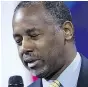  ??  ?? Ben Carson