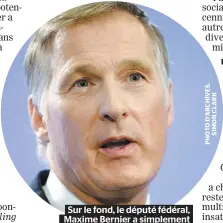  ??  ?? Sur le fond, le député fédéral, Maxime Bernier a simplement repris un discours qui, jadis, était courant et vu comme légitime.