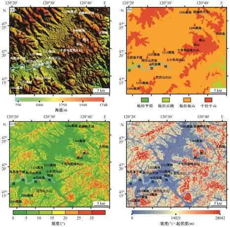  ??  ?? 图 3阿尔山地区数字高程­模型解译图Fig. 3 DEM interpreta­tion of Aershan region