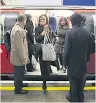  ??  ?? Transport for London is connecting travellers with their smartphone­s cacophony – and accompanyi­ng stress levels – if people can make a phone call.
With the exception of