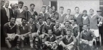  ??  ?? The last Arklow team to beat Baltinglas­s in the Senior championsh­ip. The year was 1960.