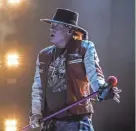  ?? KATARINA
BENZOVA ?? Guns N' Roses performs at the BMO Harris Bradley Center Nov. 7.