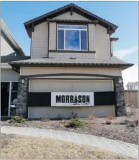  ?? Photos, Andrea Cox, Calgary Herald ?? The exterior of the 1,655-square-foot, three-bedroom house.