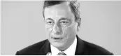  ??  ?? Mario Draghi-led European Central Bank is being closely watched by investors for clues on the fate of easy monetary policies that have helped stoke growth