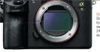  ??  ?? Schnell Sonys spiegel‍ lose Alpha 9 setzt mit „nur“24,2 Megapixeln auf Tempo.