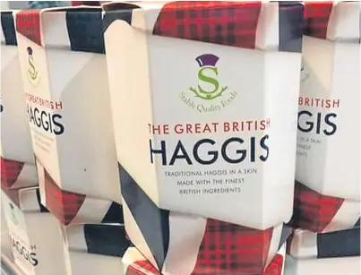  ?? Picture: Stahly Quality Foods. ?? The Glenrothes firm has altered the packaging to a more British theme.