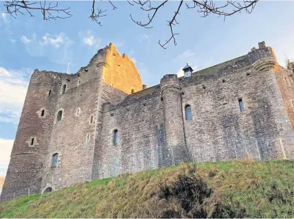  ?? ?? Historic Doune Castle where more than 50 trees have been earmarked for removal in the castle grounds