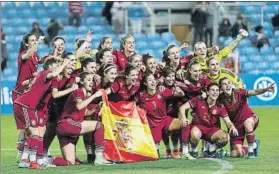  ?? FOTO: EFE ?? La selección española femenina ganó la pasada Copa Algarve