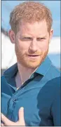  ??  ?? Prince Harry