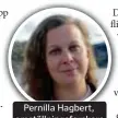  ?? FOTO: PRIVAT ?? Pernilla Hagbert, omställnin­gsforskare vid KTH.