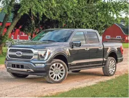  ?? FORD ?? The 2021 Ford F-150 starts at $28,940.