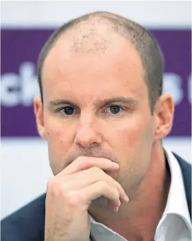  ?? Picture: PA. ?? Andrew Strauss: “Unless English coaches get an opportunit­y, how do they get the experience?”