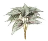  ??  ?? Eliminate the worry of keeping plants alive and add greenery with these faux begonia leaves instead, £24.99, The Farthing