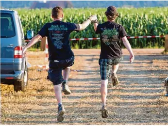  ?? Foto: Joachim Bozler ?? Freudenspr­ünge waren einmal: Auch in diesem Jahr wird das Festival „Rock am Härtsfelds­ee“nicht stattfinde­n.