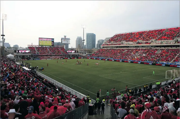  ?? — GETTY IMAGES FILES ?? The Toronto Argonauts will play their home games at BMO Field starting in the 2016 season. They will share the facility with Toronto FC of the MLS.