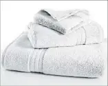  ?? MACY’S ?? Macy’s Hotel Collection towels are made of Turkish cotton, with some modal for sheen ($67).