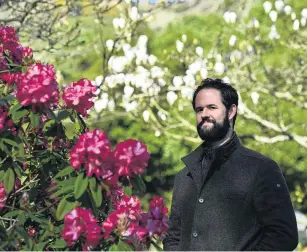  ?? PHOTO: GREGOR RICHARDSON ?? Former Dunedin tenor Stephen Chambers has been working in the garden rather than on stage as he had hoped.