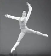  ??  ?? Junxiong Zhao, Boston Ballet principal dancer