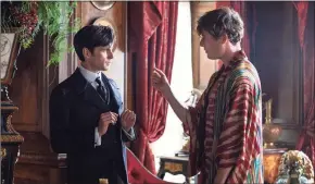  ?? Associated Press ?? Tom Riley, left, and James Norton in a scene from “The Nevers.”
