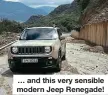  ?? ?? … and this very sensible modern Jeep Renegade!