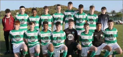  ??  ?? The Shamrock Rovers squad who have an Under-15 Cup final appearance to look forward to in the coming weeks.