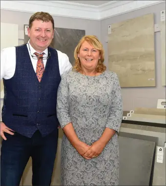  ?? Pat and Noreen Brosnan of Killarney Flooring & Tile Centre, Tralee Road, Killarney. ??