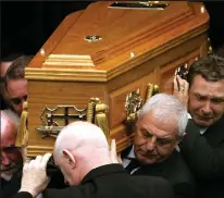  ?? ?? Celtic fan Daniel Haggerty, below, and John Blair, bottom, while above, Walter Smith carrying Tommy Burns’ coffin at his funeral