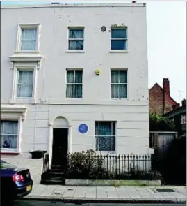  ??  ?? Van Gogh’s south London house, sold by Savills for £565,000