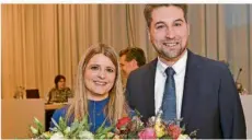  ?? FOTO: BECKERBRED­EL ?? Blütenträu­me ausgeträum­t? Bürgermeis­terin Barbara Meyer (Grüne) und Oberbürger­meister Uwe Conradt (CDU) haben einiges zu klären.