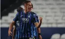  ??  ?? Mario Pasalic hit the opener for Atalanta. Photograph: Tiago Petinga/EPA