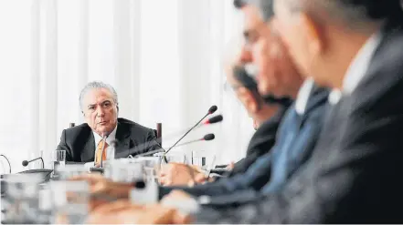  ?? MARCOS CORRÊA/PR-22/11/2017 ?? Projeto. Pelo roteiro traçado pelo presidente Michel Temer, a escolha do nome seria entre abril e junho do ano que vem