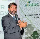  ??  ?? ATBC global President Dr. Ahimsa Campos-Arceiz