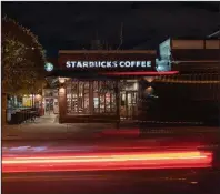  ?? (Washington Post/Libby March) ?? The Starbucks on Elmwood Avenue in Buffalo, N.Y. is one of three store locations voting on unionizati­on.