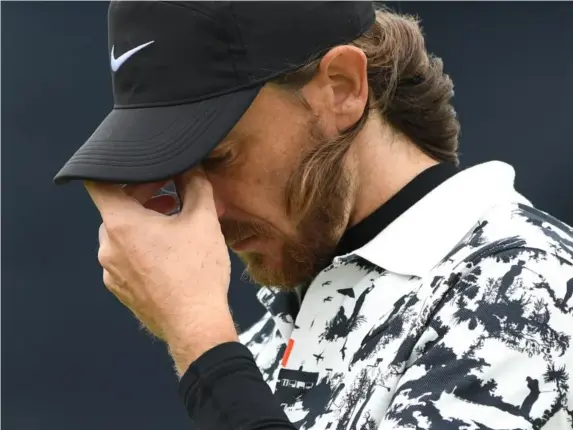  ?? (AFP/Getty) ?? Fleetwood was denied his first major victory