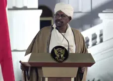  ?? AP ?? Omar Al Bashir, pictured at the Presidenti­al Palace in Khartoum in February 2019, is in police custody at a military hospital