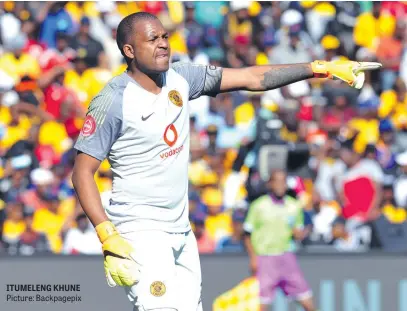  ?? Picture: Backpagepi­x ?? ITUMELENG KHUNE