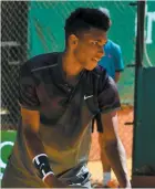  ?? PHOTO COURTOISIE ?? Félix Auger-Aliassime lors du tournoi de Séville, en Espagne.