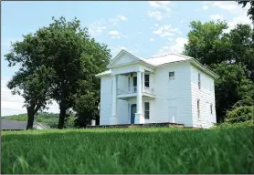  ?? NWA Democrat-Gazette/ANDY SHUPE ?? A building stands Friday at Fitzgerald Station in Springdale.