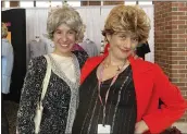  ?? TERRY TANG — THE ASSOCIATED PRESS ?? Sisters Hillary Wasicek and Melissa Gluck pose as the characters Dorothy and Blanche at a “Golden Girls” fan convention in Chicago on Friday.