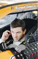  ?? AP ?? Daniel Suarez prepares to go out on the track during practice on Friday.