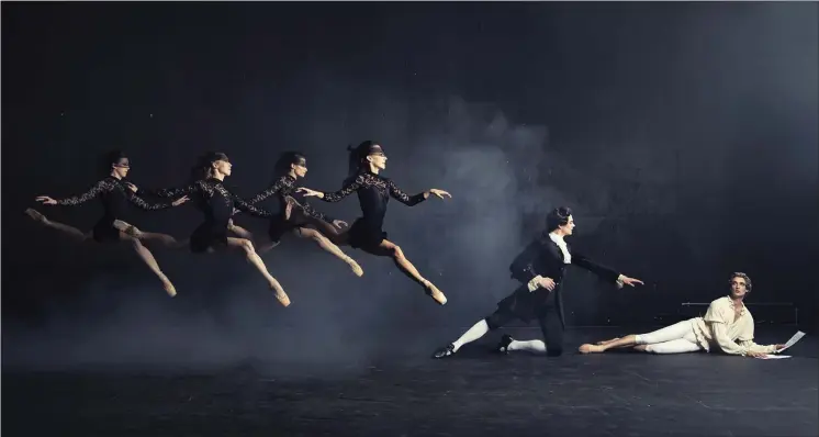  ??  ?? 3D BALLET: Mozart and Salieri at Artscape from Wednesday.