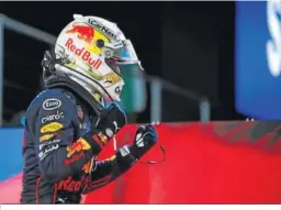  ?? ?? Verstappen celebra su primera victoria de la temporada en el GP de Arabia.