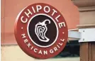  ?? AP ?? “Chipotle has a zero-tolerance policy for any violations” of its food safety standards, CEO Brian Niccol said.