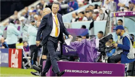  ?? // EFE ?? Louis van Gaal vivió contra Argentina su último partido como responsabl­e neerlandés