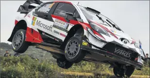  ??  ?? Kris Meeke thinks that team-mate Ott Tanak will be a tough rival to tame