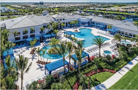  ?? PROVIDED ?? The newly opened 33,000-square-foot clubhouse at Valencia Bay offers phenomenal amenities designed to maximize the 55-plus lifestyle.