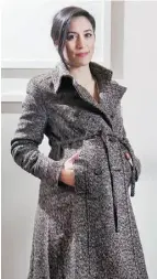  ?? ?? Double-breasted coat, $349, from Queen Mum